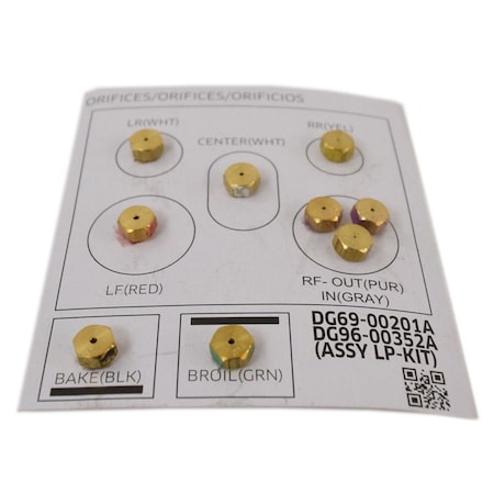 Samsung DG96-00352A Samsung Range Oven LP Conversion Kit Assembly DG96-00352A